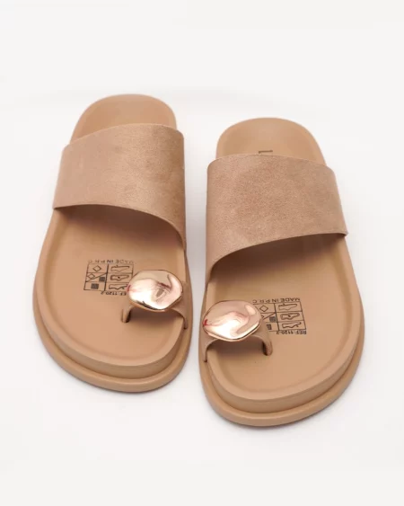 claquette femme 1120-2 beije