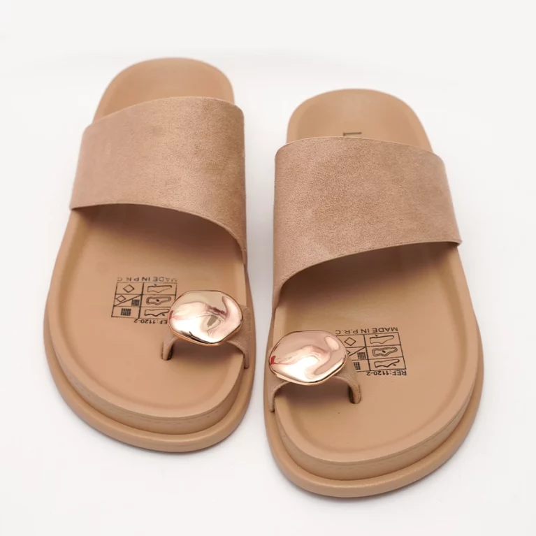 claquette femme 1120-2 beije