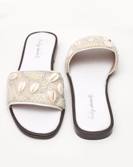 claquette femme 2730 Blanc