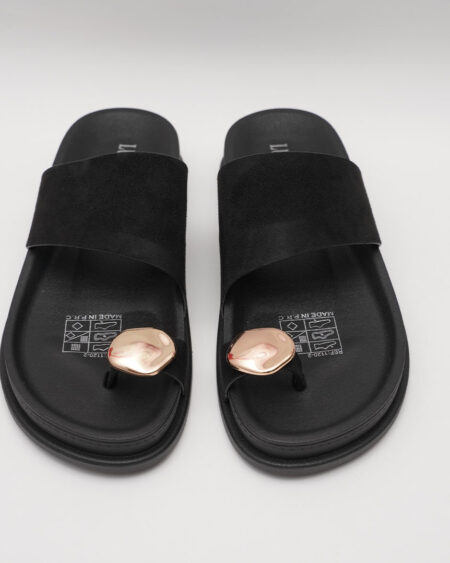 claquette femme 1120-2 Noir